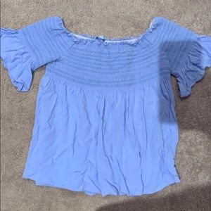 super cute off the shoulder top